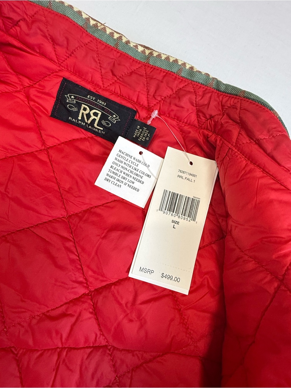 Ralph Lauren Double RL Southwestern Geometric Button-Down - Red, Green, Brown - Picture 5 of 13